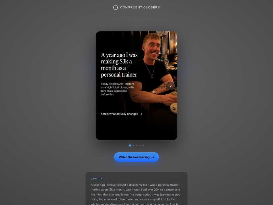Instagram carousel preview